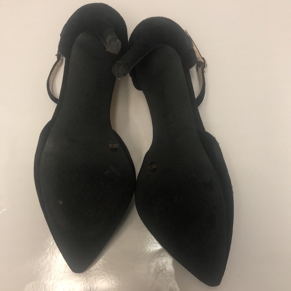 Jessica Simpson Carlette Heel Black Suede pump 8M - Picture 5 of 8
